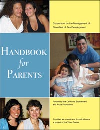 Handbook for Parents. Book cover.